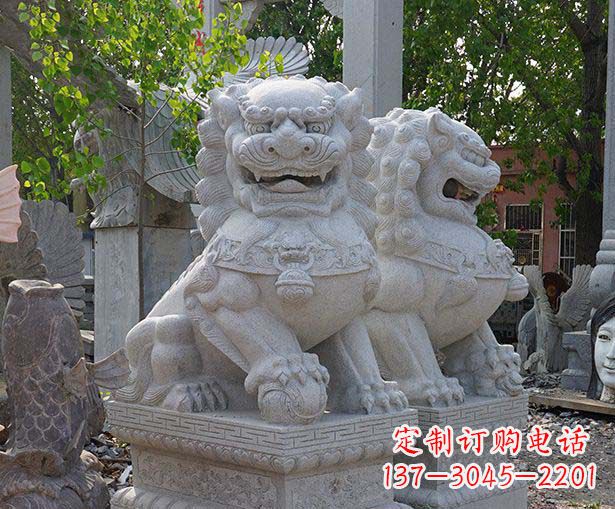 潍坊中领雕塑狮子雕塑定制