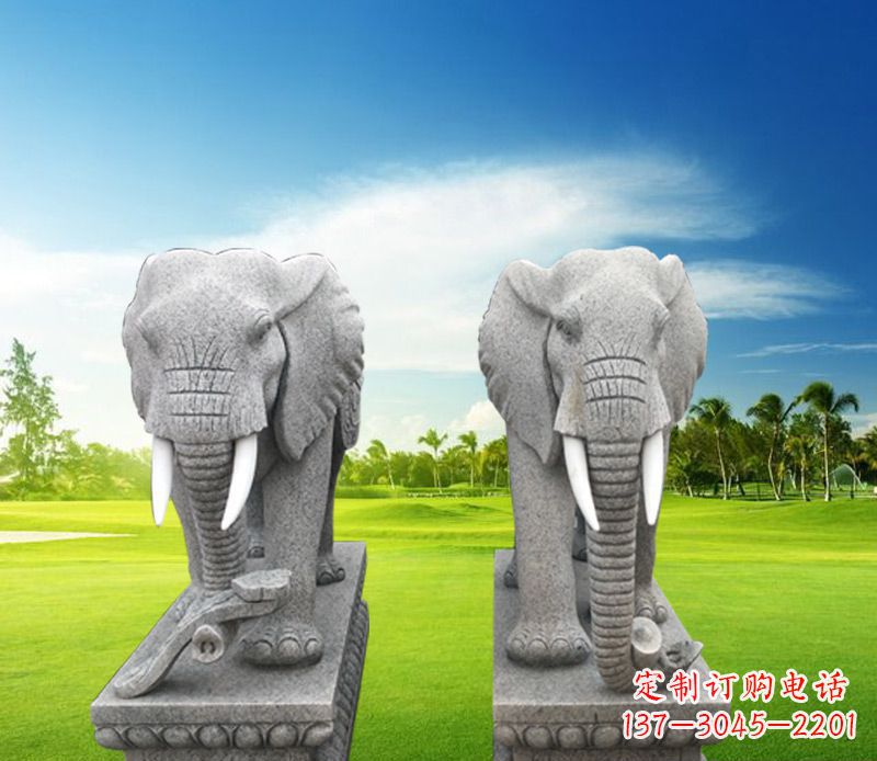 潍坊精美大象雕塑,招财进宝