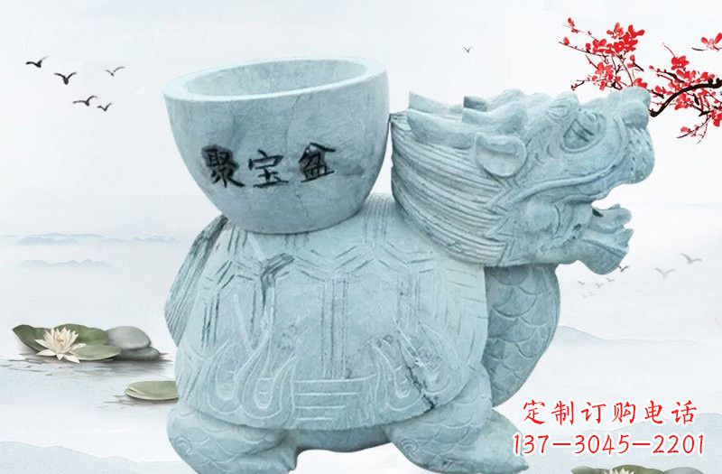 潍坊大理石招财龙雕塑