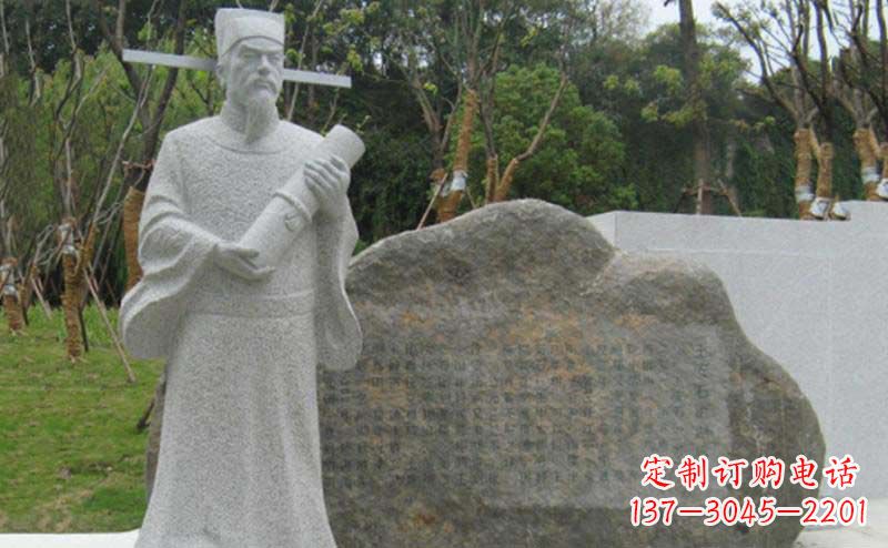 潍坊精致大理石雕塑——传承王安石精神