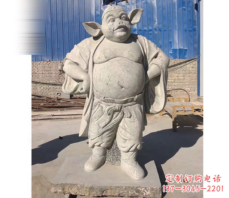 潍坊大理石猪八戒雕塑