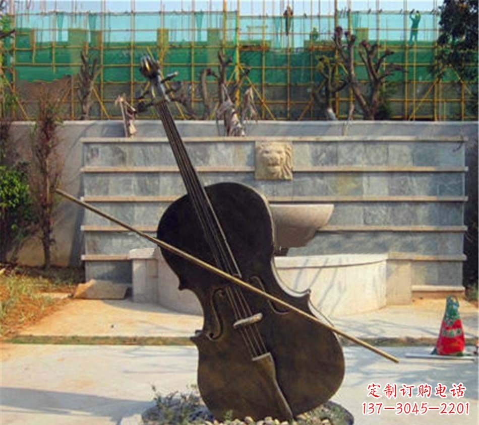 潍坊精美大提琴铜雕