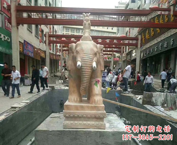 潍坊大象石材雕塑