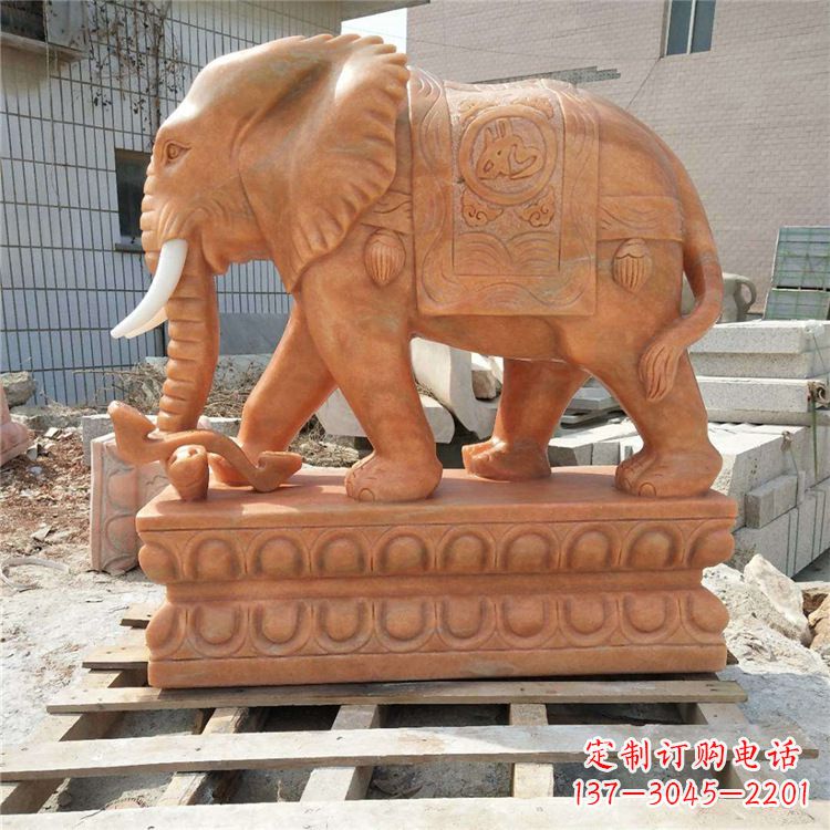潍坊大象石雕画