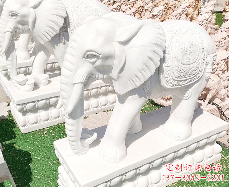潍坊大象石雕雕塑