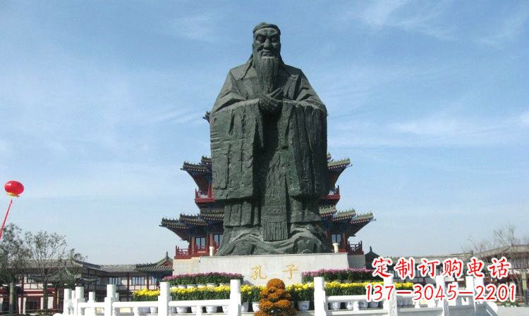 潍坊中国传统文化象征——孔子雕塑