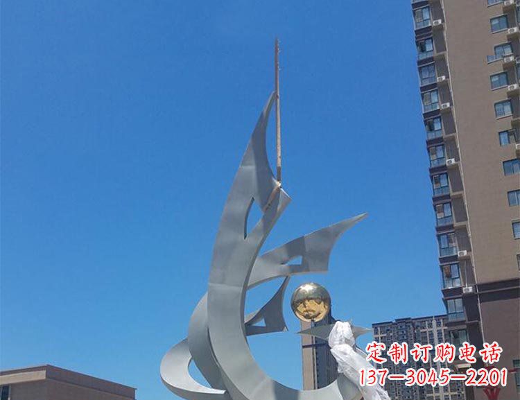 潍坊精美特大不锈钢凤凰雕塑