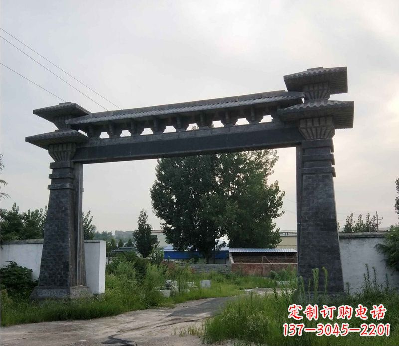 潍坊精美仿古牌坊石雕