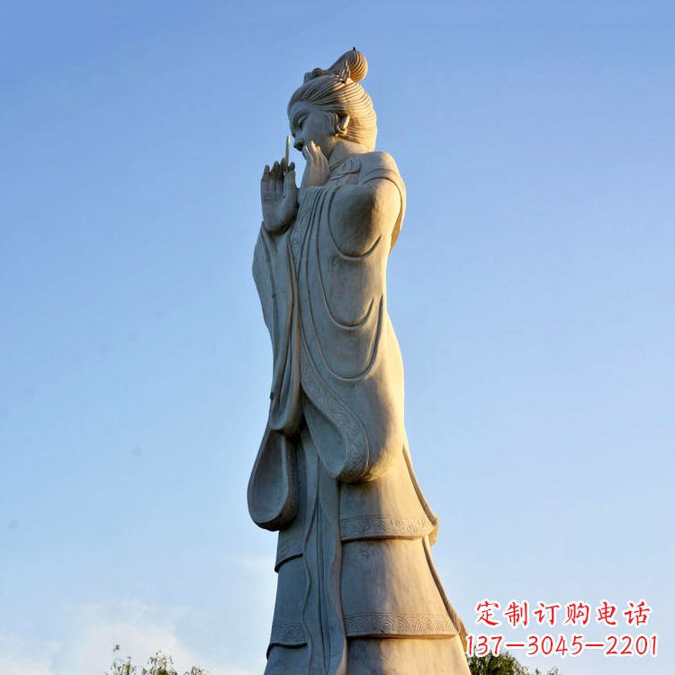 潍坊貂蝉雕塑精美礼品,赠送古代美女历史人物