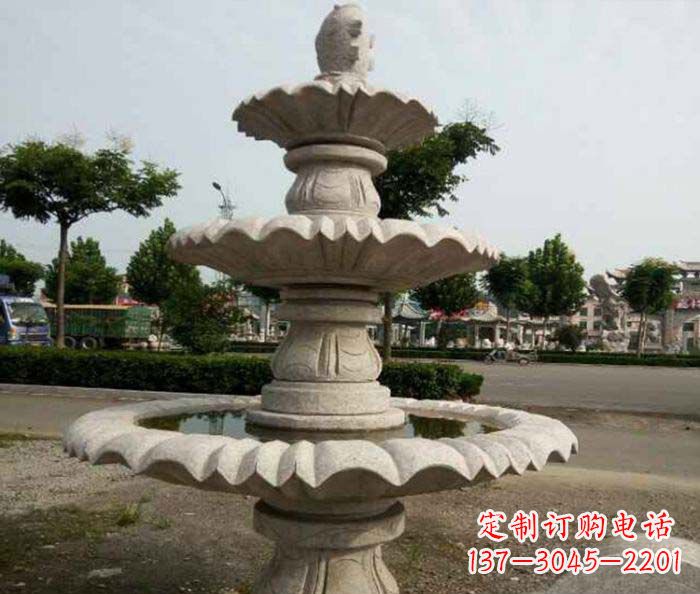 潍坊精美的喷泉石雕塑