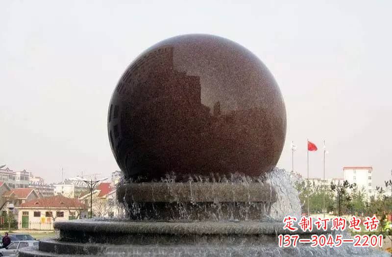 潍坊大型风水球喷泉石雕