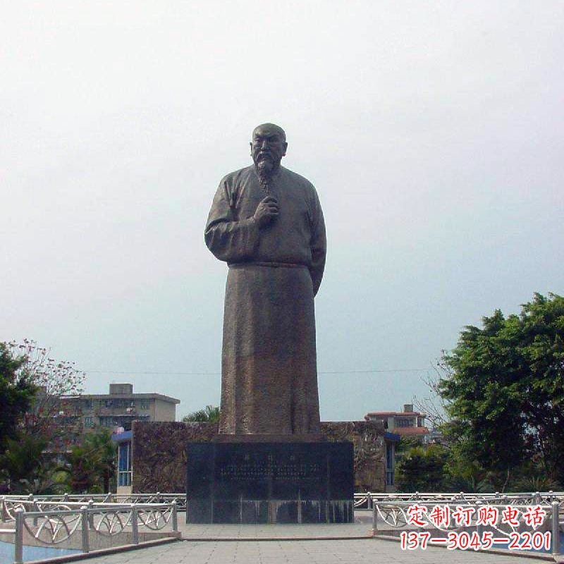 潍坊大型景区历史文化名人林则徐景观石雕像