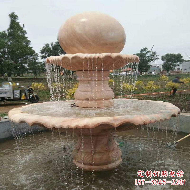 潍坊精美石材风水球雕塑