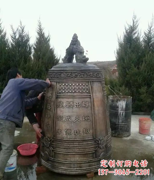 潍坊大型铜钟寺庙铜雕