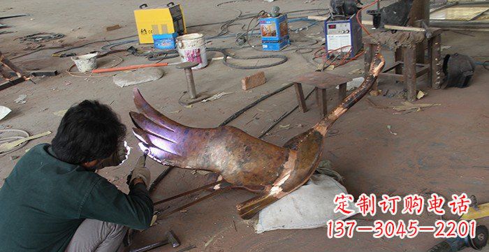 潍坊专业大雁铜雕制作
