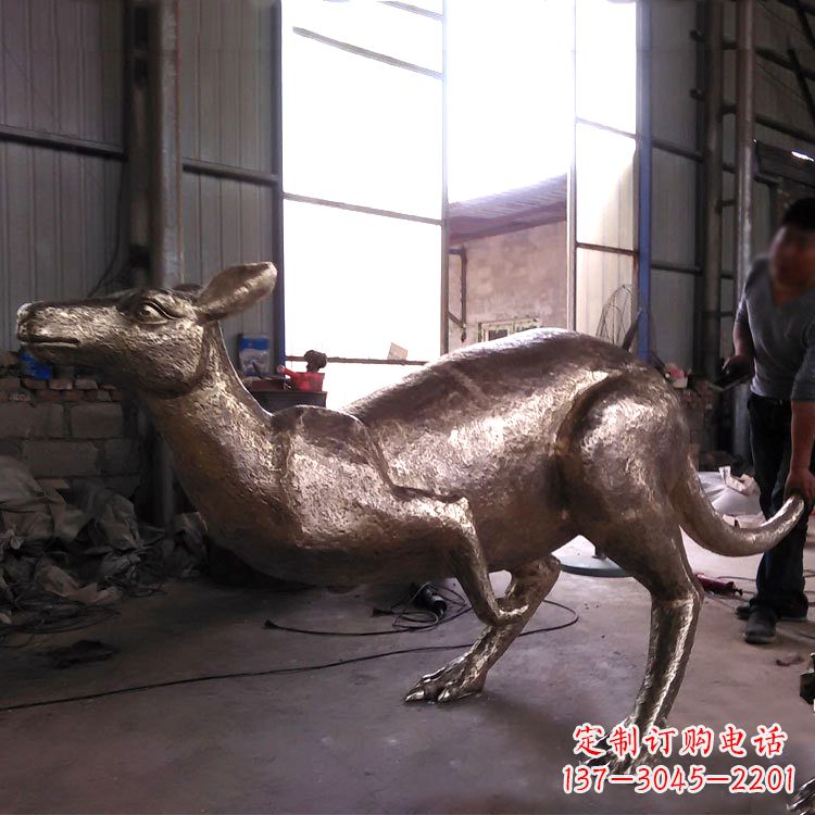 潍坊精美袋鼠纯铜雕塑