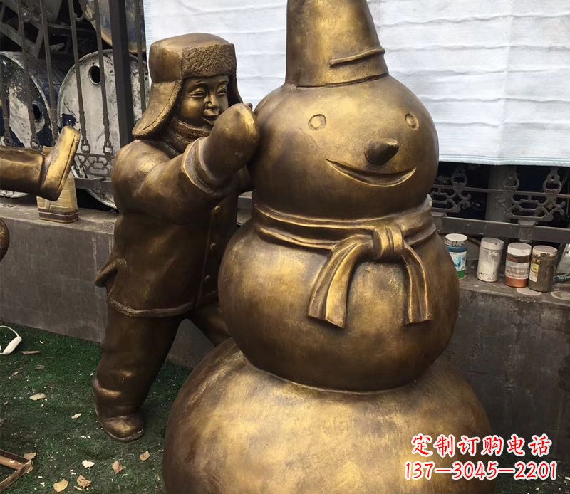 潍坊儿童铜雕精美礼品