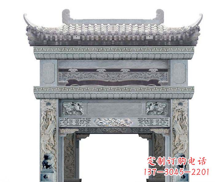 潍坊精美石雕牌坊雕塑