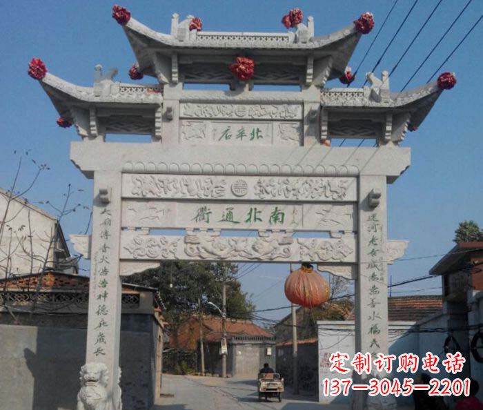 潍坊优质大理石牌坊雕塑