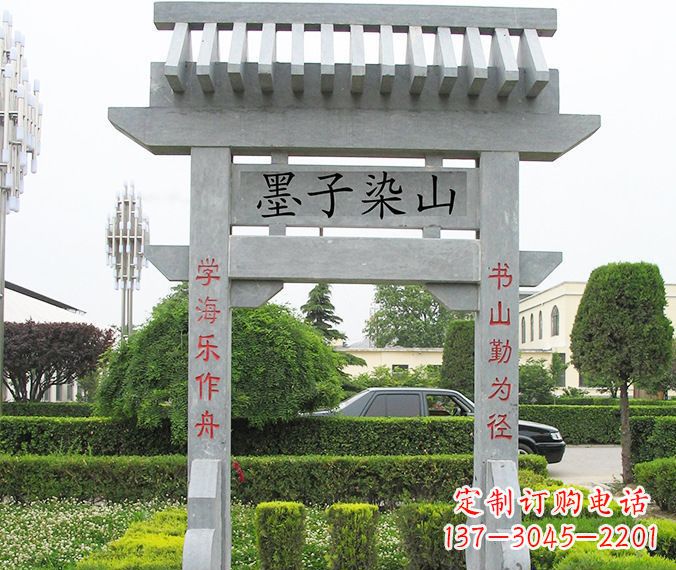 潍坊高品质大理石牌坊雕塑