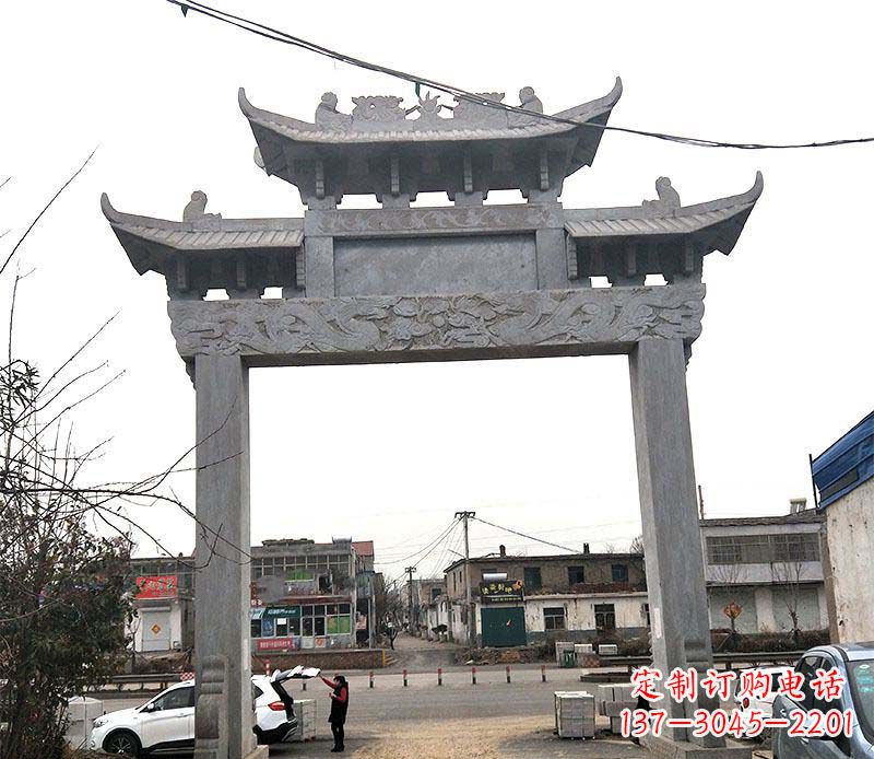 潍坊精美大理石牌坊石雕
