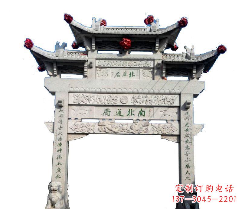 潍坊精美石牌坊雕塑