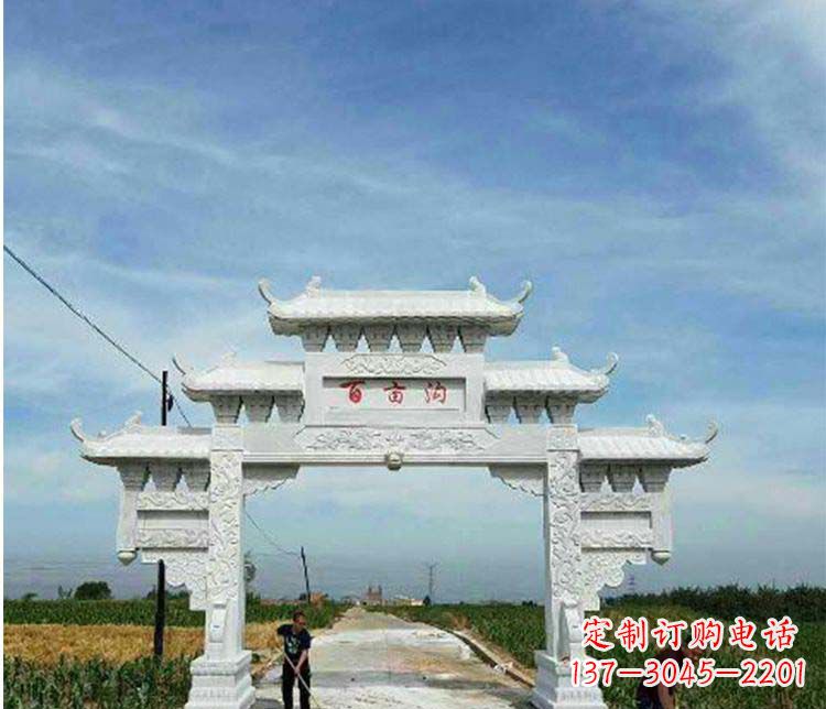 潍坊西方风格石牌坊石雕