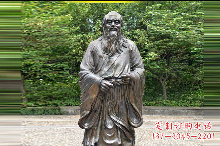 潍坊中领雕塑 | 仿老子雕塑，结合东方道家思想