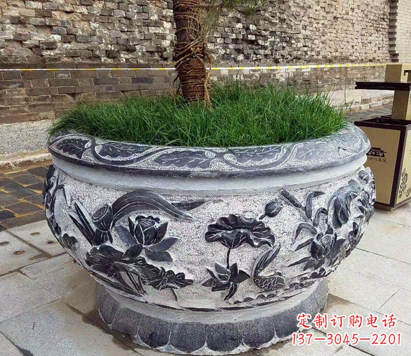 潍坊精美花盆雕塑，点亮你的道路景观