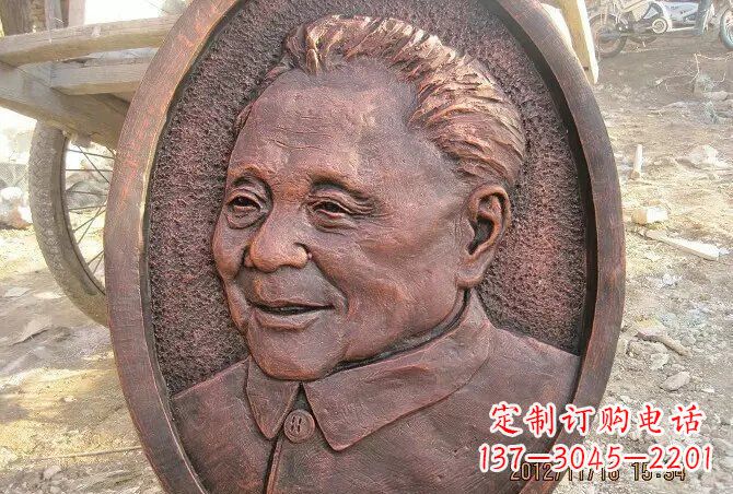 潍坊传承历史,永记邓小平——邓小平头像铜雕塑