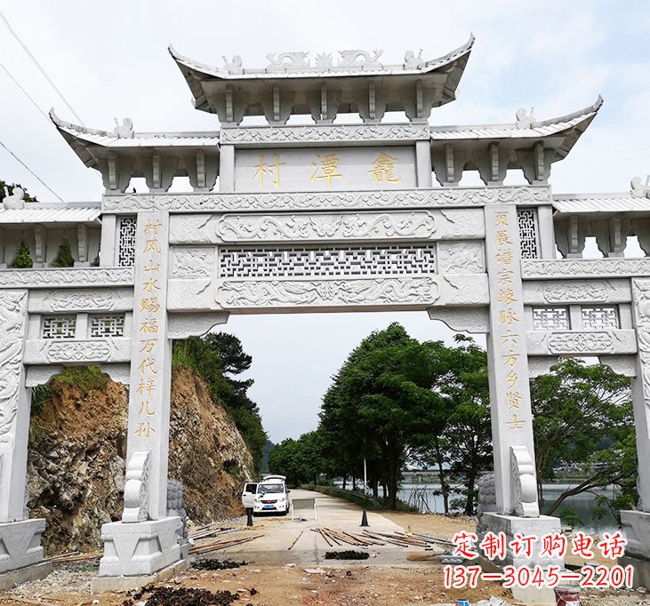 潍坊东夏侯石牌坊雕塑专业的定制雕塑制作商
