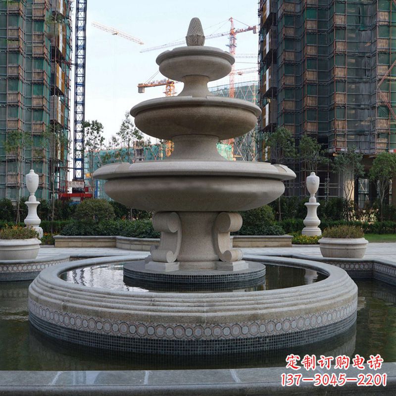潍坊东阳石雕喷泉雕塑定制