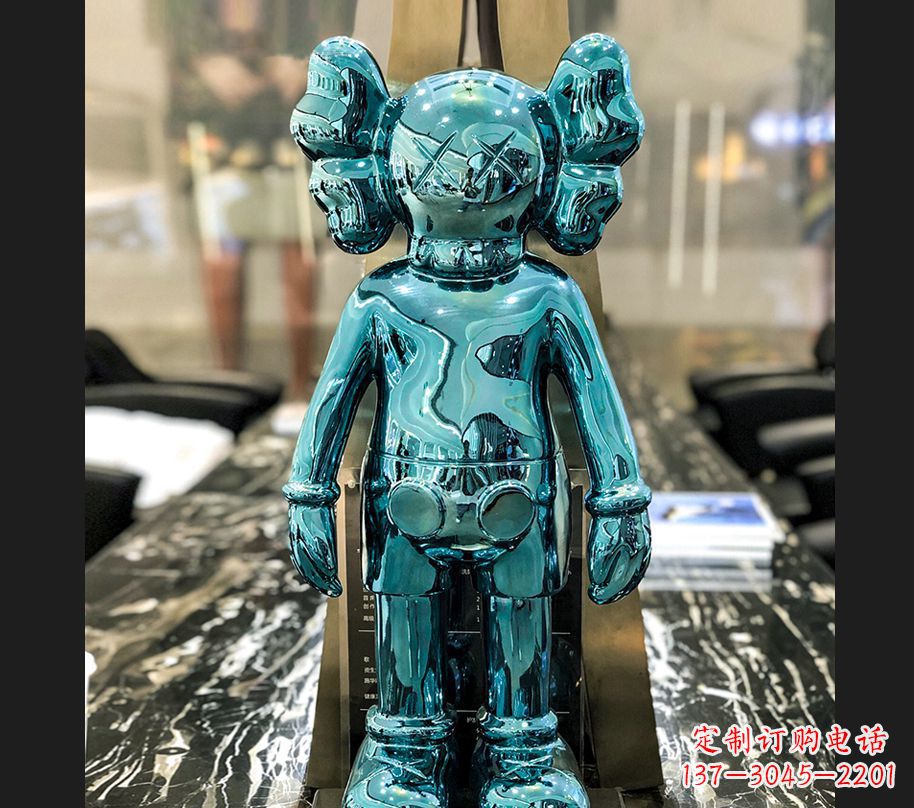 潍坊动漫不锈钢机器人雕塑
