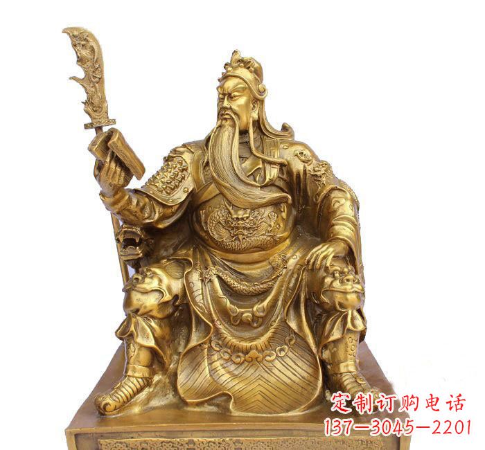 潍坊精美关公铜雕