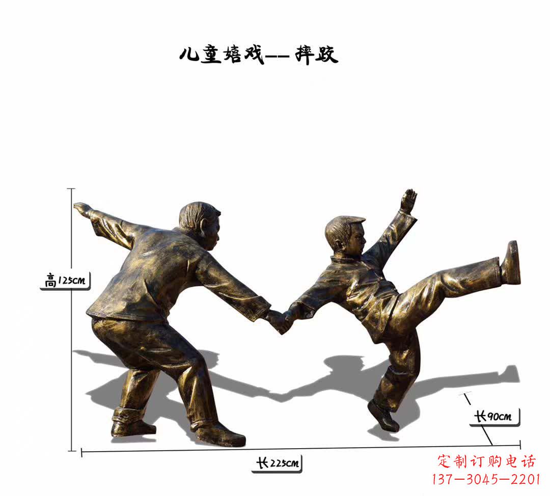 潍坊趣味儿童铜雕