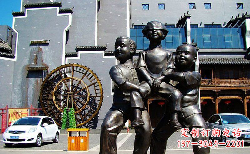 潍坊精美儿童小品铜雕