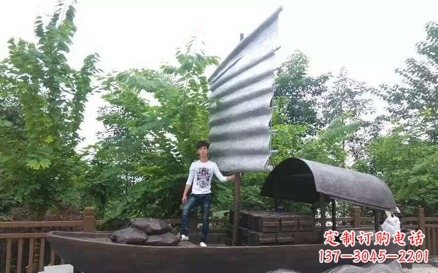 潍坊帆船景观铜雕