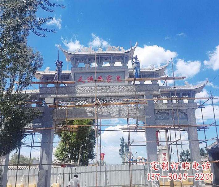 潍坊方牌坊石雕