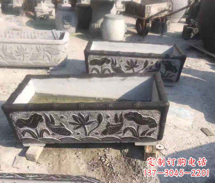 潍坊方形仿古石水缸