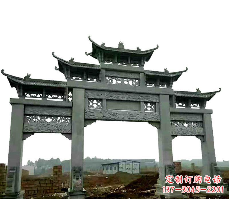 潍坊仿古道路牌坊石雕