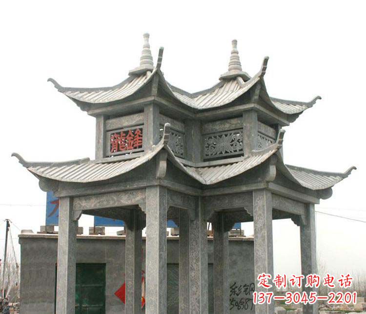 潍坊仿古凉亭石雕艺术品