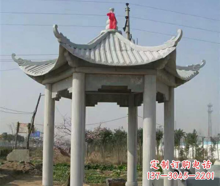 潍坊典雅的仿古凉亭石雕