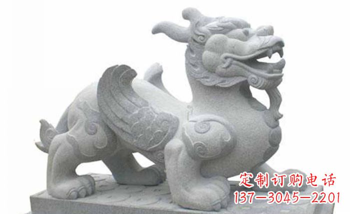 潍坊古老貔貅雕塑,带您重拾传统神兽石雕之美