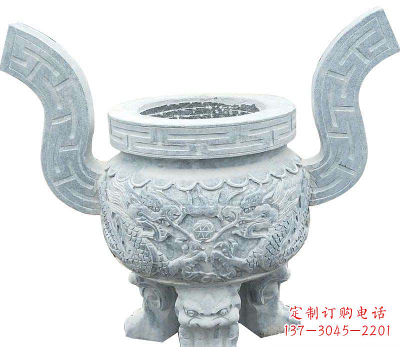潍坊精美仿古香炉石雕