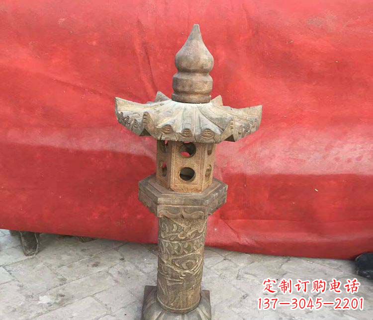 潍坊传统风格石灯雕塑