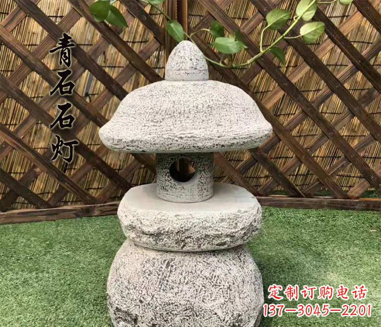 潍坊仿古石灯公园照明灯石雕