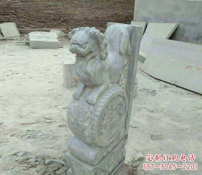 潍坊精美石门墩雕塑,缔造绝色佳作