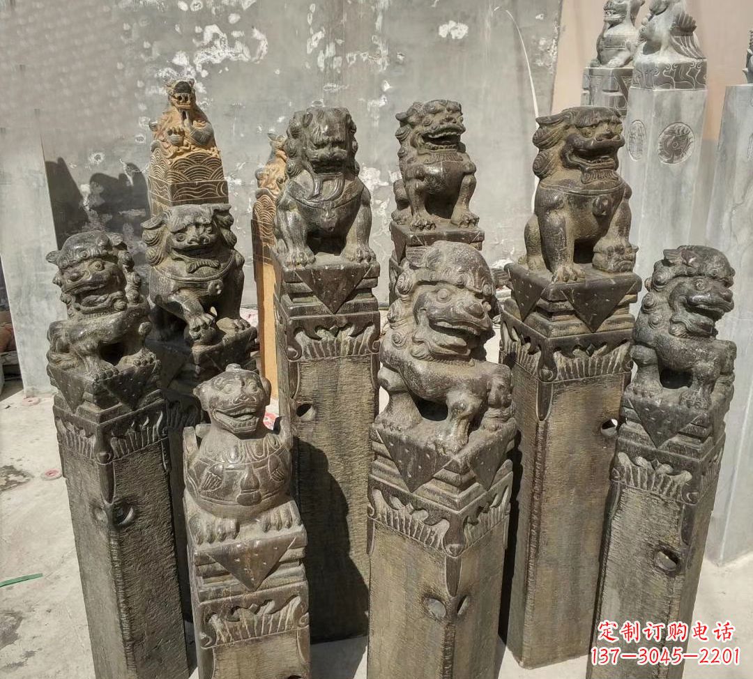 潍坊仿古马雕塑,高端定制艺术石雕