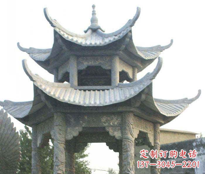 潍坊仿古双层石雕凉亭