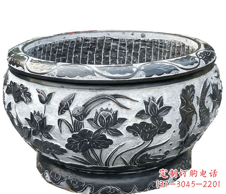 潍坊传承古典，精致仿古庭院花盆雕塑